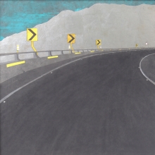 《左半邊的天空》  103x103cm 2012-大美無言藝術空間